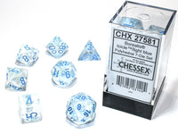 Borealis Polyhedral Icicle/Light Blue Luminary 7-Die Set