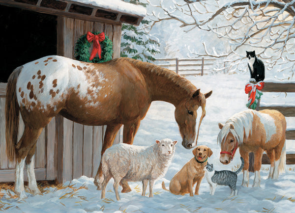 350 Winter Barnyard