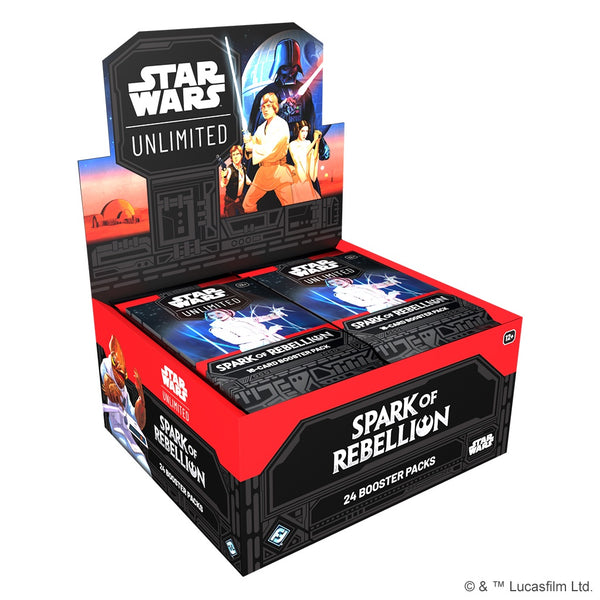Star Wars Unlimited: Spark of Rebellion Booster Display