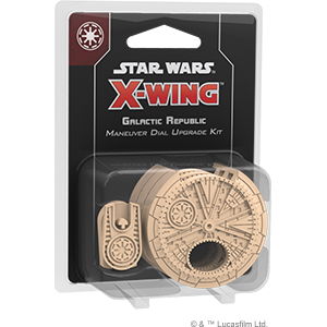Star Wars X-Wing 2nd Galactic Republic Maneuver Dial Upgrade Kit