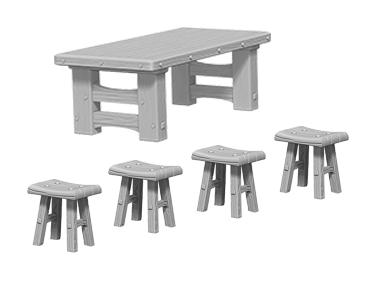 Table & Stools (W4)