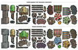 Geek Tank Tabletop Tokens: Town Market Set
