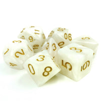 Divine Light White Pearl Opaque 7-Die Set