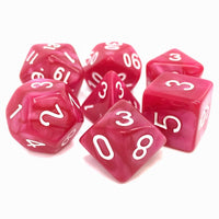 Coral Grief Rose Pearl Opaque 7-Die Set