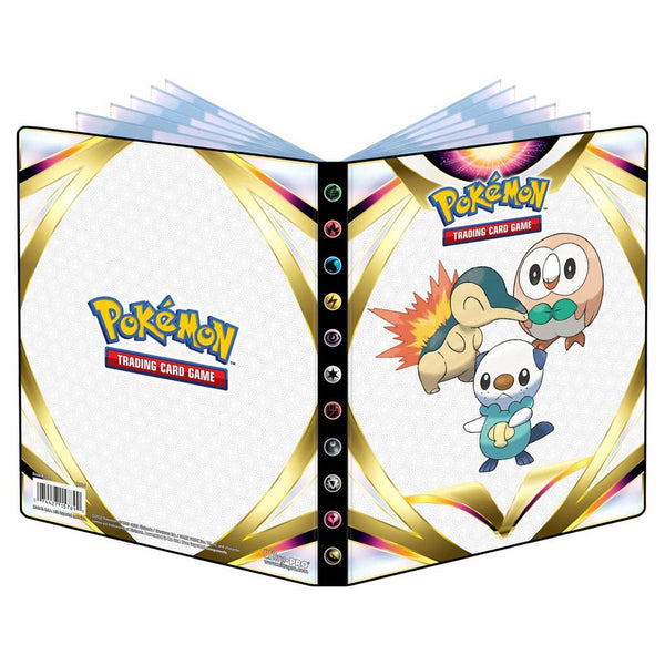 Pokemon 4-Pocket Binder Cyndaquil, Rowlet, and Oshawott