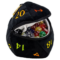 Dice Bag D&D Plush d20 Rainbow