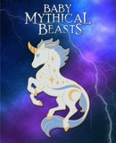 Baby Mythical Beast Enamel Pin: Unicorn (Color Variants)