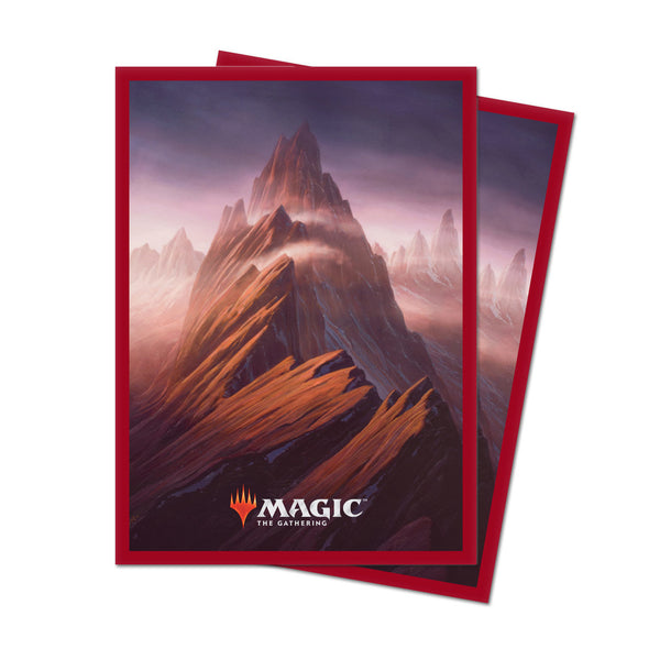 MtG Sleeves Unstable Land Mountain (100)