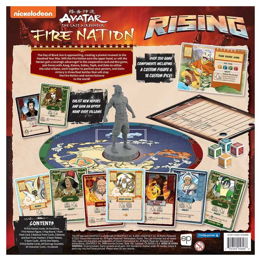 Avatar The Last Airbender: Fire Nation Rising – I'm Board! Games ...