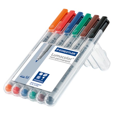 Wet Erase Markers 6-Pack