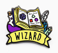 Adventurer Class Enamel Pin: Wizard